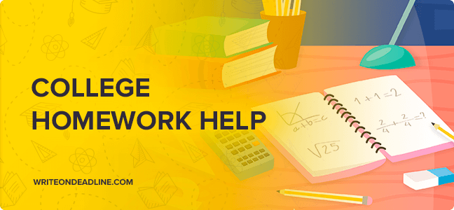 COLLEGE HOMEWORK HELP