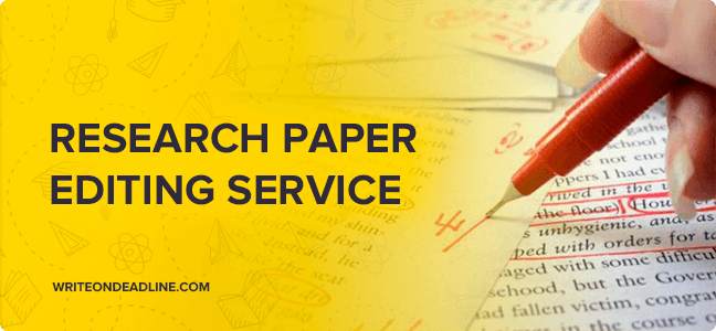 Research paper proofreading service