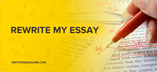 website that will rewrite your essay